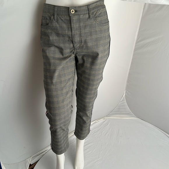 Tommy Hilfiger Tribeca skinny multicolor plaid pants - Picture 2 of 13